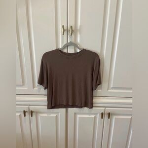 American Eagle: Soft & Sexy Boxy Ribbed Tee XXS